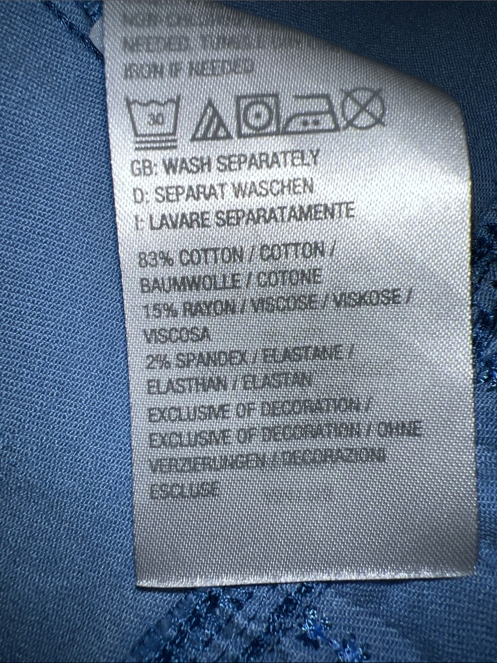 Susan Graver Light Blue Embroidered Hem Women's denim Jacket - Picture 7 of 8